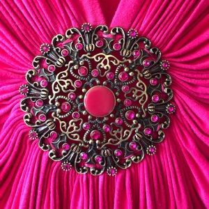 Sky Brand, Large, Hot Pink w/crystals